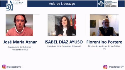 Aznar recuerda cómo le insultaba Chávez y dice que envidia a Isabel Díaz Ayuso