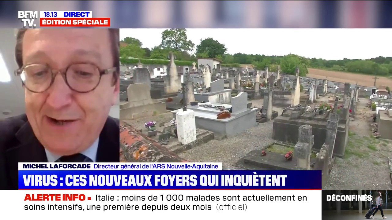 Coronavirus: "Nous avons 9 cas positifs sur 127 personnes" à la suite d'obsèque, déclare le directeur général de l'ARS Nouvelle-Aquitaine
