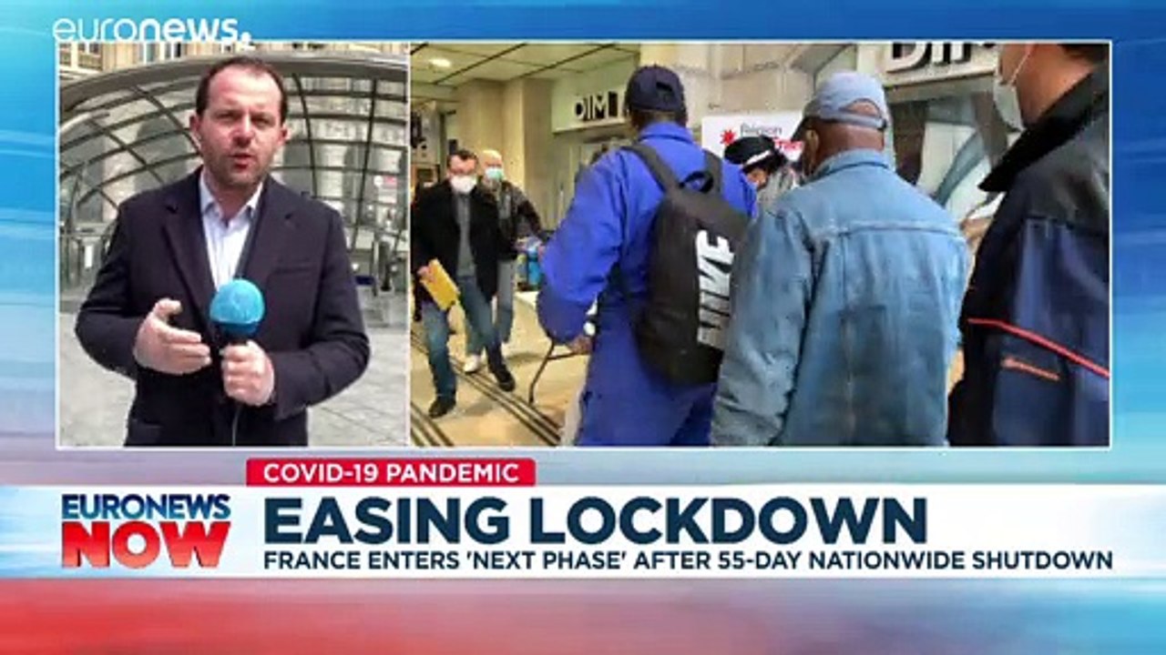 Contrasting approach to lockdown in France and...