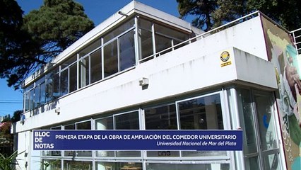 Primera etapa de la obra del Comedor Universitario