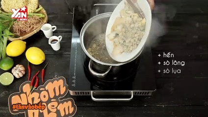 [Nhòm Nhèm] Trổ tài làm mì hến sa tế cay nồng cực hấp dẫn
