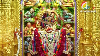 Kastabhanjan Dev Salangpur Mandir Hanumanji Aarti - Live Darshan Of Sarangpur Hanumanji Temple