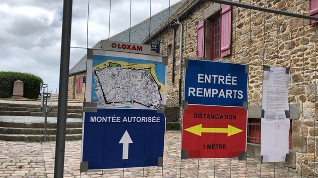 Saint-Malo et ses remparts à l’heure du déconfinement