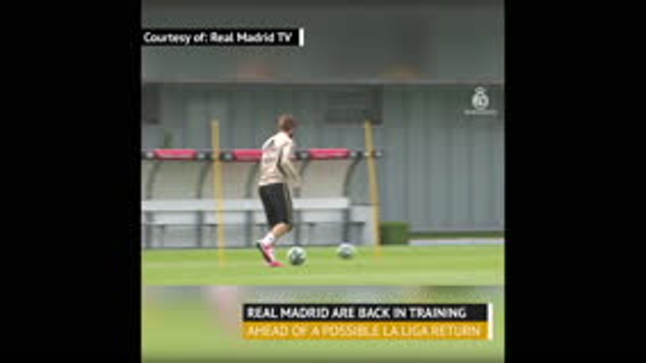 Real Madrid train ahead of potential La Liga return