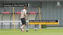 Real Madrid train ahead of potential La Liga return