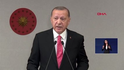 CUMHURBAŞKANI ERDOĞAN KABİNE TOPLANTISI SONRASI KONUŞTU