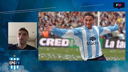 Bergessio recordó su primer gol en Racing