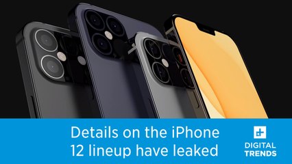 Details for the entire iPhone 12 lineup have leaked