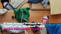 If Your Dresser Drawers Are Overflowing, You Need These Genius Expandable Dividers