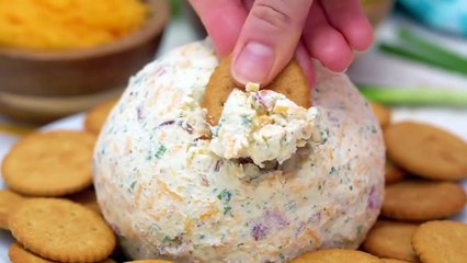 Cheddar Ranch Cheese Ball Recipe Video