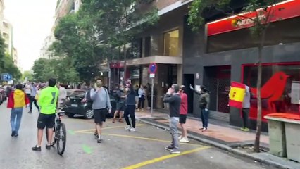 Segundo día de protestas contra el Gobierno en las calles Núñez de Balboa y Condado de Treviño