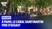 À Paris, pris d’assaut par des dizaines de personnes, le canal Saint-Matin évacué par la police