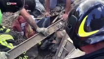 khoảnh khắc vỡ òa cứu bé gái bị vùi 17 giờ sau động đất ở Italy