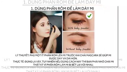 Kiểm chứng hiệu quả của 10 mẹo làm đẹp nổi tiếng
