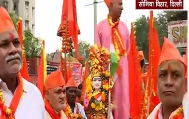 VHP Installs Statue Of Bharat Mata In Delhi's Soniya Vihar
