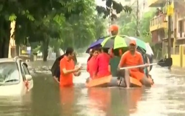 Boats Pressed Into Action in Patna As Rains Lash City
