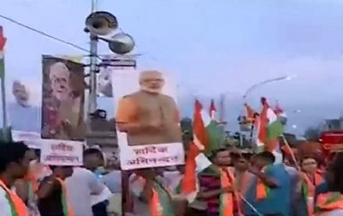 BJP Workers Prepares For Grand Welcome Of PM Modi After US Visit