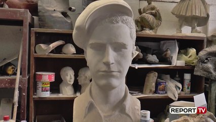 Report TV -Tre vepra për virusin në skulpturë, Emanuel Koko: Investimi në kulturë, shumë i ngadaltë!