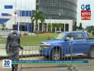 RTG / Levée de l’Etat d’urgence - Le couvre feu et les mesures barrières toujours en vigueur