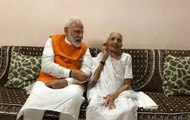 PM Narendra Modi Meets Mother, Seeks Blessings On His 69th Birthday