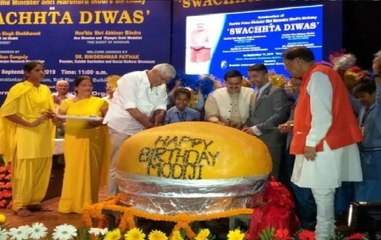 Watch: 569 Kg Laddu Made To Celebrate PM Narendra Modi Birthday