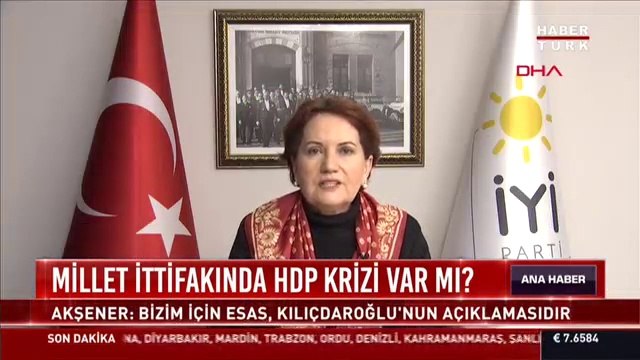 İYİ Parti Lideri Meral Akşener'den HDP ile ilgili görüşme iddialarına yanıt!