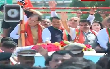 Maharashtra: CM Fadnavis Embarks On Road Show Before Filing Nomination