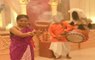 Mumbai: Actress Ishita Ganguly Reaches Durga Pandal, Offers Prayers