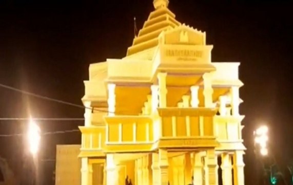 'Ram Temple' In Pune: Here's How This Durga Pandal Attracts Devotees