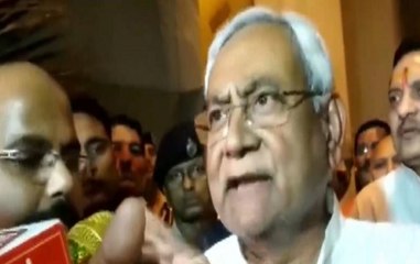 Patna: What About Floods In US? CM Nitish Kumar Asks Reporters
