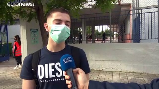 Herausforderung Virus - griechische Schüler nach zwei Monaten zurück