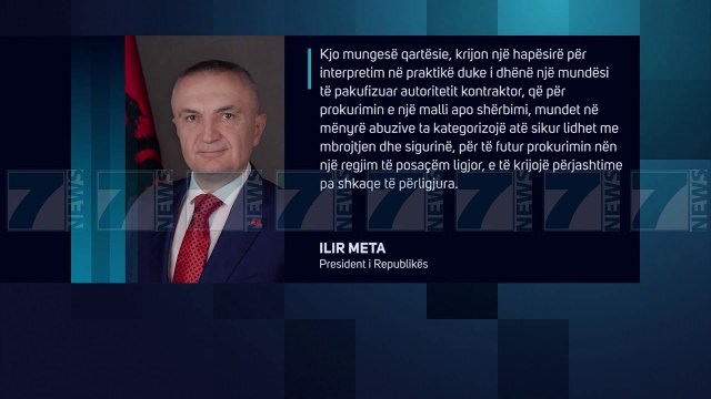 META KTHEN PROKURIMET E MBROJTJES, DEKRETON FALJEN E GJOBAVE - News, Lajme - Kanali 7