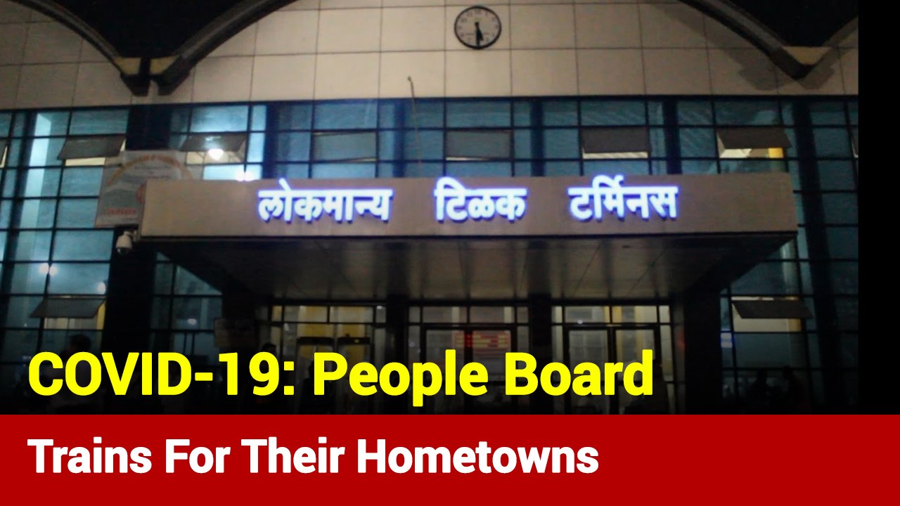 Coronavirus: Massive Rush Witnessed At Lokmanya Terminus In Mumbai