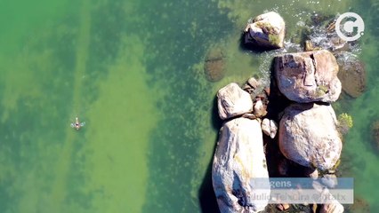 Água clara na Curva da Jurema