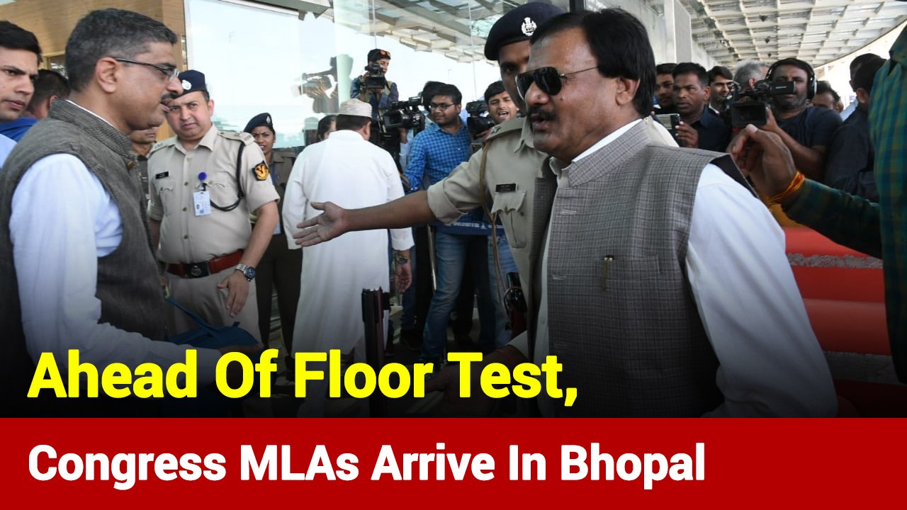 MP Update: Congress MLAs Arrive In Bhopal, Shifted To Five-Star Hotel