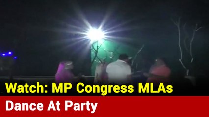 Watch: MP Congress MLAs Spotted Dancing At Jaipur Resorts