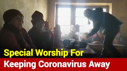 Ladakh: Devotees Perform Special Rituals For Protection From COVID19