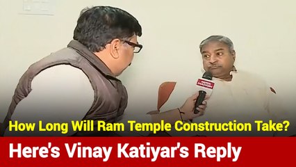 Here's What BJP's Vinay Katiyar Said On Construction Of Ram Temple