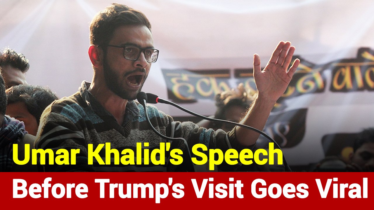 Viral Video: Umar Khalid Makes Controversial Speech Again