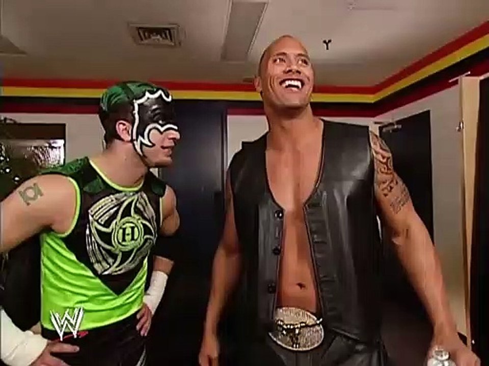 The Rock and hurricane funny segment backstage 2003 HD (online-video-cutter.com)