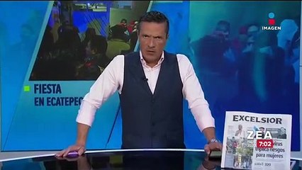 ¡Suspenden fiesta en Ecatepec y agreden a autoridades!