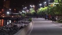 İstanbul'da gece saatlerinde sahiller doldu taştı: Tedbirler unutuldu