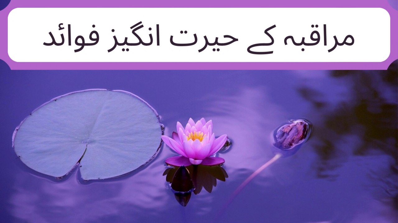 5 AMAZING BENEFITS OF MEDITATION.مراقبہ کے حیرت انگیز فو ائد