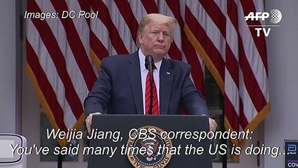 Trump has testy exchange with CBS reporter