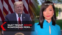 Adu Mulut dengan Wartawan, Trump Akhiri Konferensi Pers
