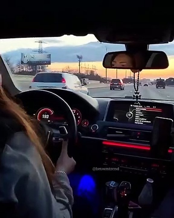 Happy BMW Girl
