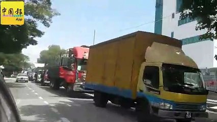 ◤行动管制◢ 北海PUSPAKOM今开放 哇！这麽长的车龙　