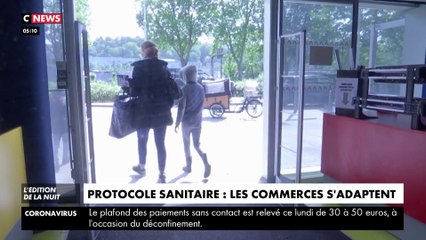 Protocole sanitaire : les commerces s'adaptent pour leur réouverture