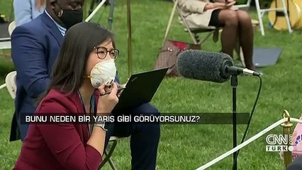 Trump Çin sorusu üzerine gazeteciyle tartıştı