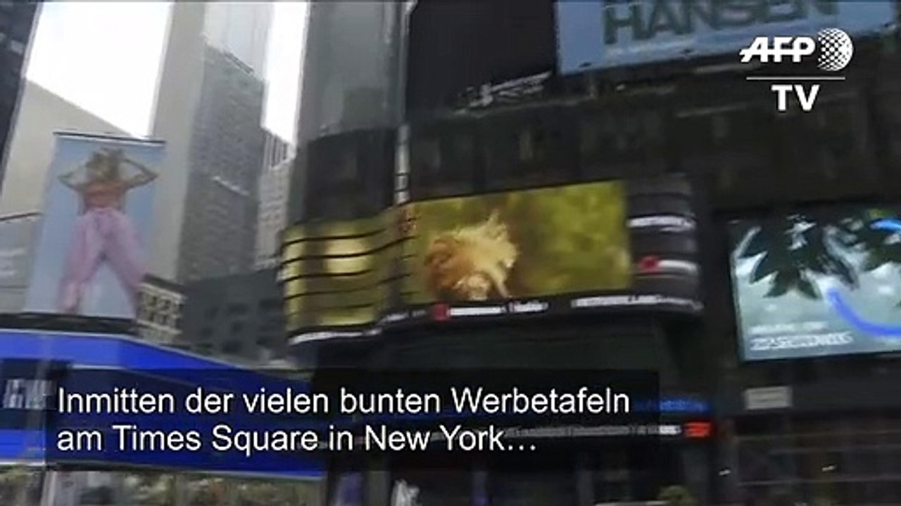 'Trump-Todesuhr' in New York zählt Corona-Tote